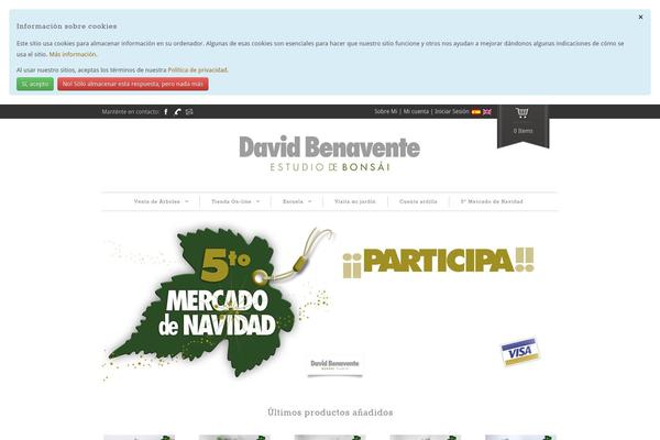 davidbenavente.com site used Maya