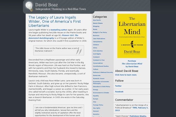 davidboaz.com site used Didactic