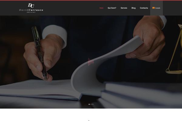 WordPress website example screenshot