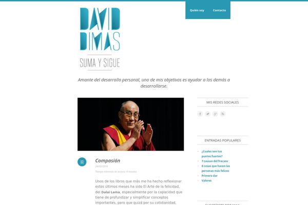 daviddimassanchez.com site used Dimas