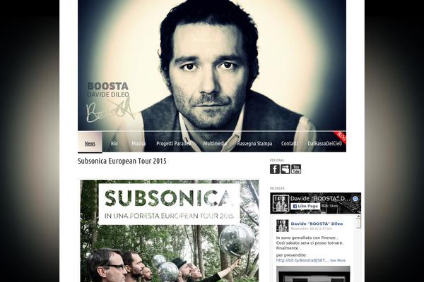 davidedileo.com site used Boosta