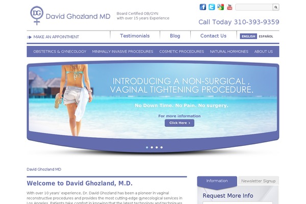 davidghozland.com site used Rejuvenic