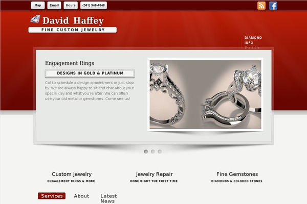 davidhaffeyfinejewelry.com site used Karma-child-theme-v3.0.4
