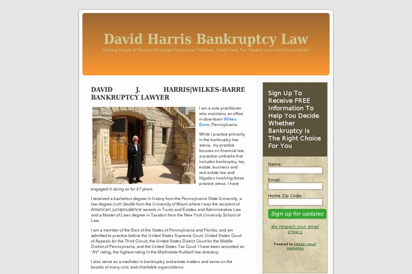 WordPress website example screenshot