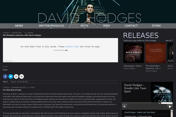 davidhodgesmusic.com site used Atmosphere 2010