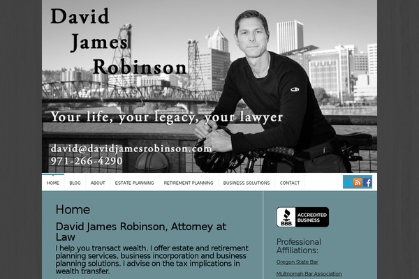 WordPress website example screenshot
