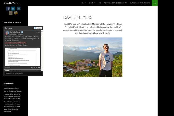 WordPress website example screenshot