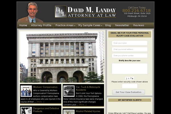 davidlanday.com site used Lifestyle