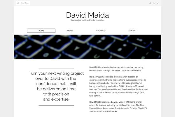 Matheson Pro theme site design template sample