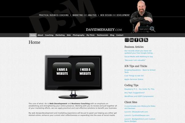 WordPress website example screenshot