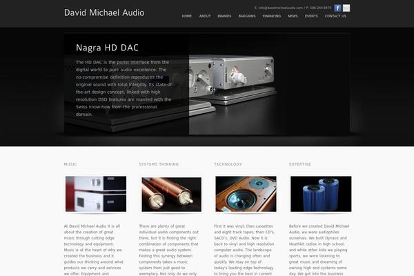 inFocus theme site design template sample