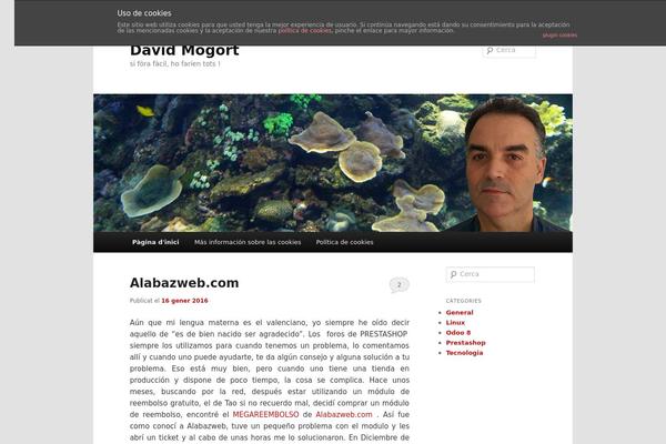 Site using Asesor de Cookies para normativa española plugin