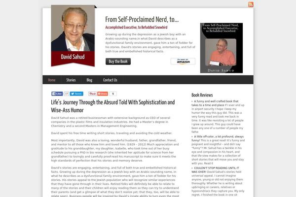 davidsahud.com site used Book-author-theme