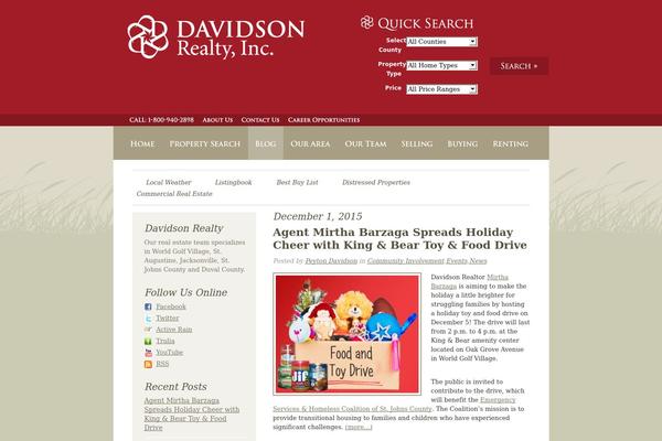 davidsonrealtyblog.com site used Davidson