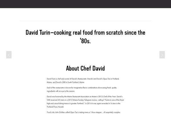 davidsrestaurant.com site used Forked