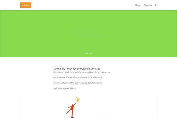 Divi theme site design template sample