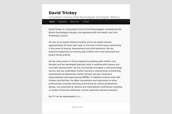 Twenty Eleven theme site design template sample