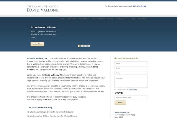 davidvallone.com site used Longitude