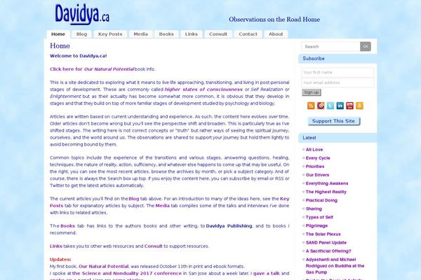 WordPress website example screenshot