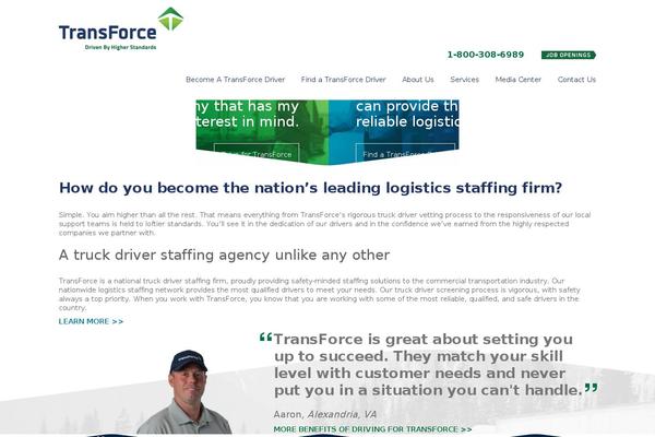 davisdrivers.com site used Transforce