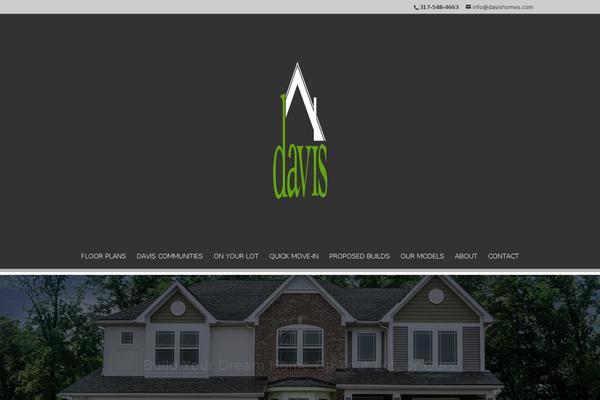 davishomes.com site used Davishomes