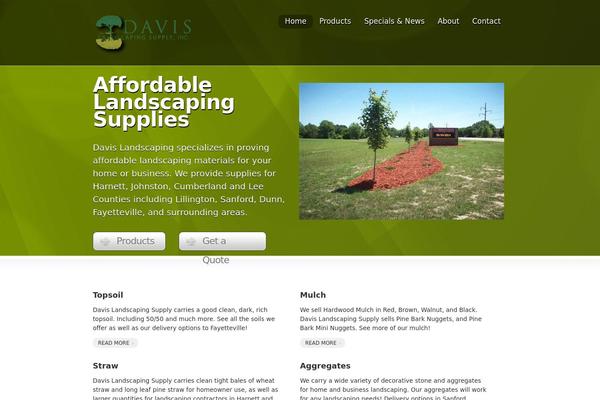 davislandscapingsupply.com site used Optimize