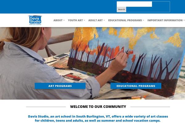 WordPress website example screenshot