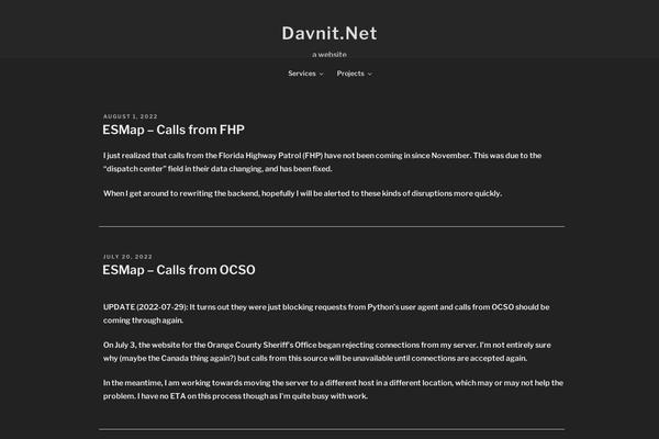 Twenty Seventeen theme site design template sample