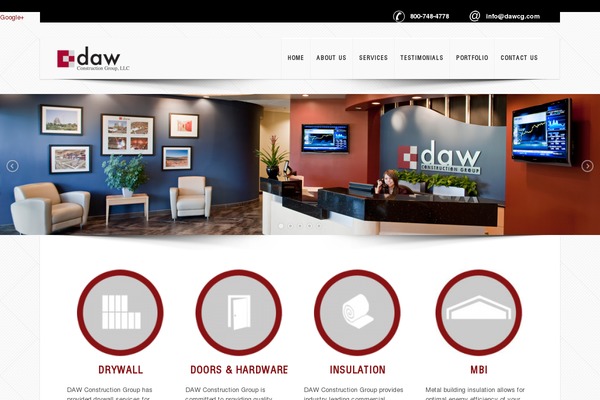 WordPress website example screenshot