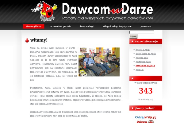 dawcomwdarze.pl site used Stylized