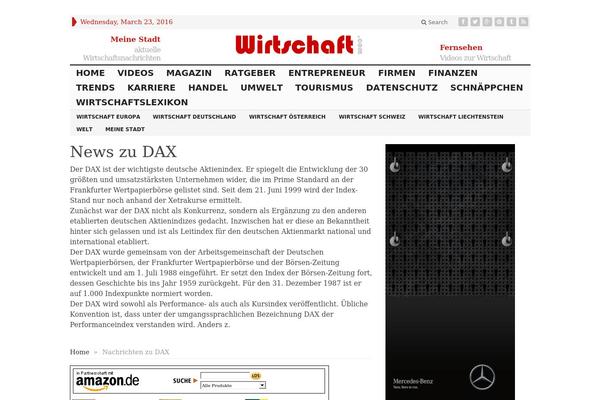dax-realtime.com site used Advanced Newspaper