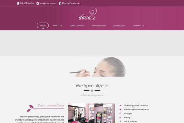 Spa Lab theme site design template sample