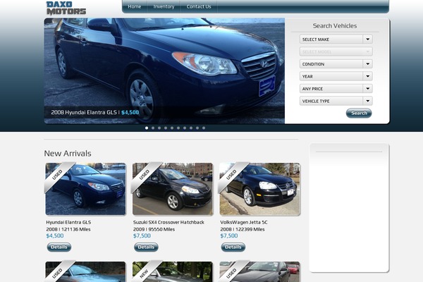 WordPress website example screenshot