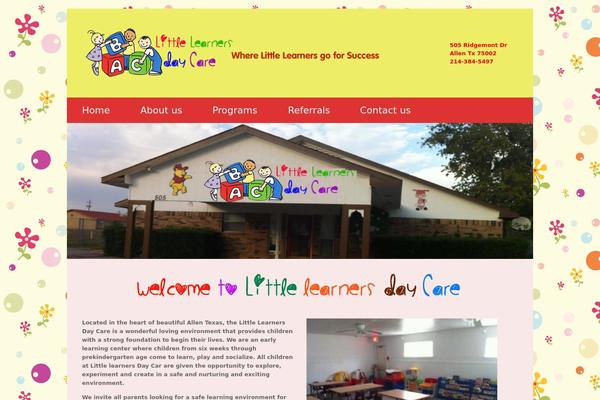 Vantage theme site design template sample