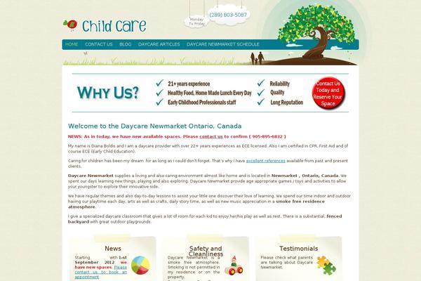 Child-care-creative-wordpress theme site design template sample
