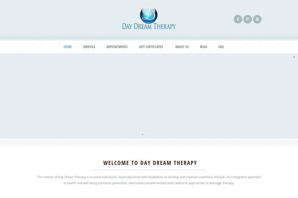 Dream Spa theme site design template sample