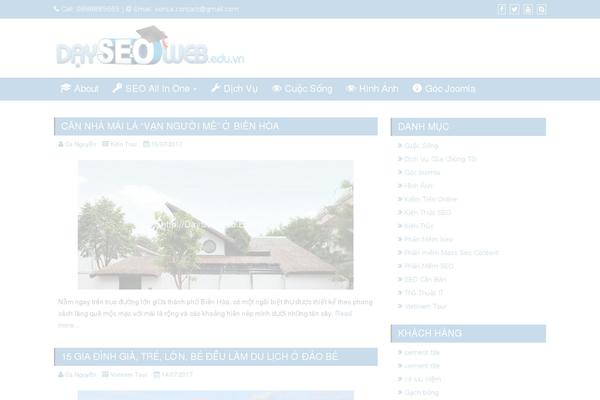SEOPress theme site design template sample