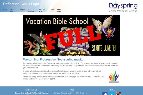 dayspring theme websites examples