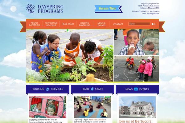 Twentyten-child theme site design template sample