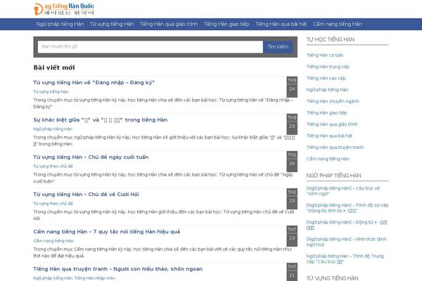 daytienghanquoc.com site used Daytienghanquoc