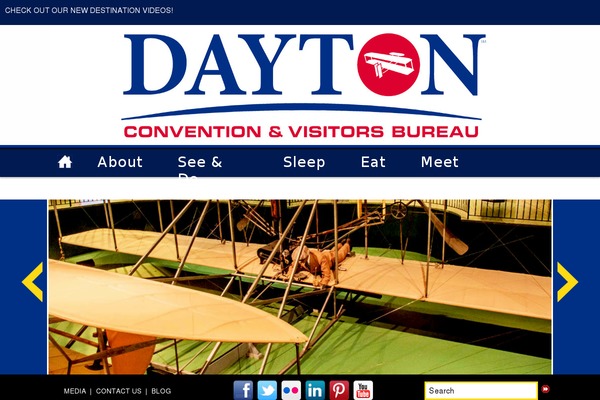 daytoncvb.com site used Dayton