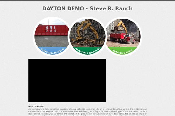 Canvas theme site design template sample