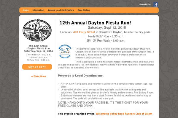 daytonfiestarun.com site used Dayton