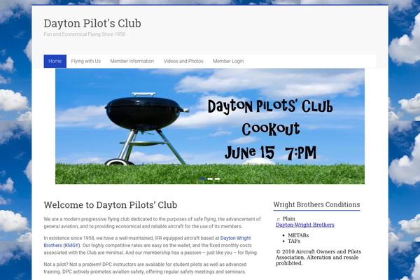 WordPress website example screenshot