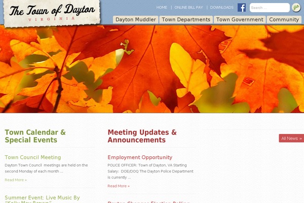 daytonva.us site used Wordpress-dayton