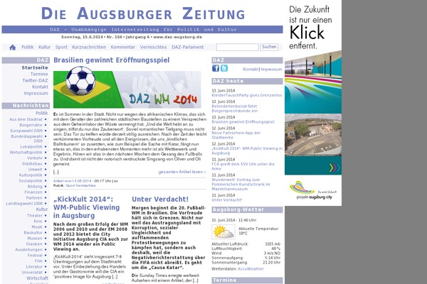 daz-augsburg.de site used Dazng