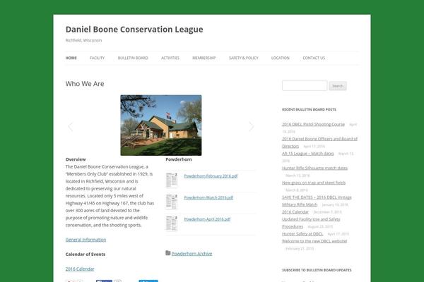 Site using Columns plugin