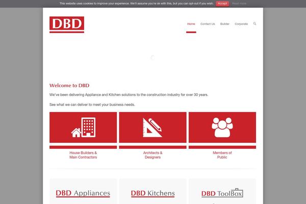 dbd.co.uk site used Webfonts