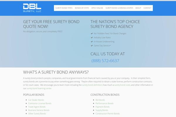 dblsuretybonds.com site used Dblsurety2014