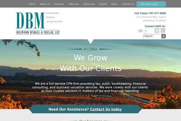 dbmcpa.com site used Dbm